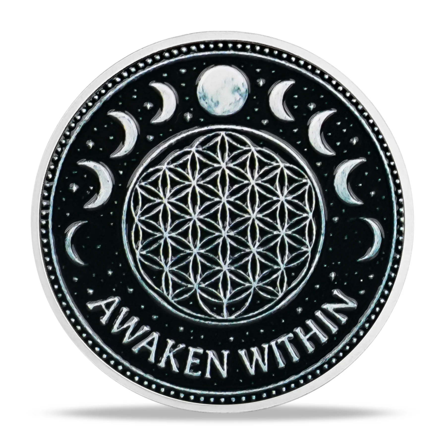 Balance & Focus Awaken Tree Sobriety Recovery Coin - Image 4