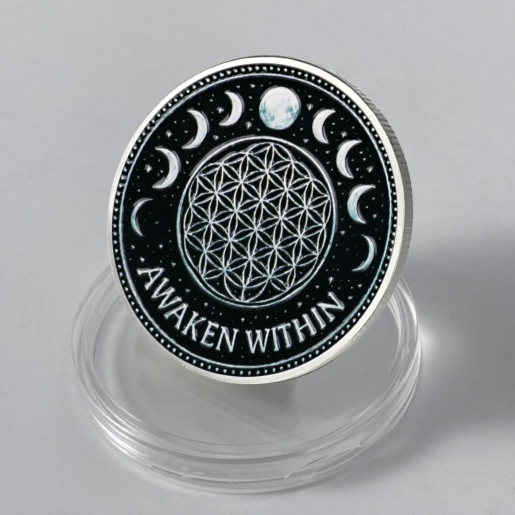 Balance & Focus Awaken Tree Sobriety Recovery Coin - Image 7