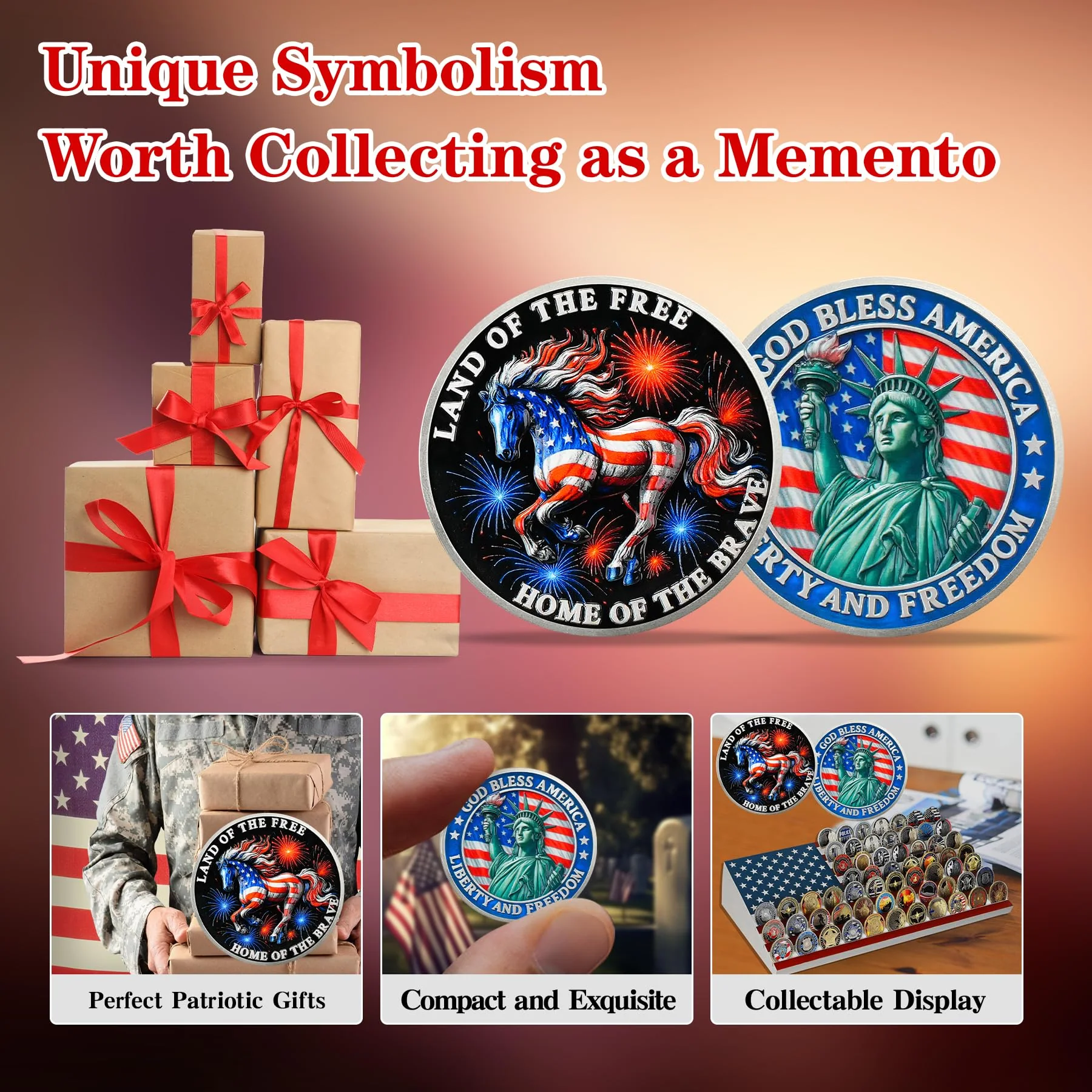 Independence Day Military Coin - Image 2