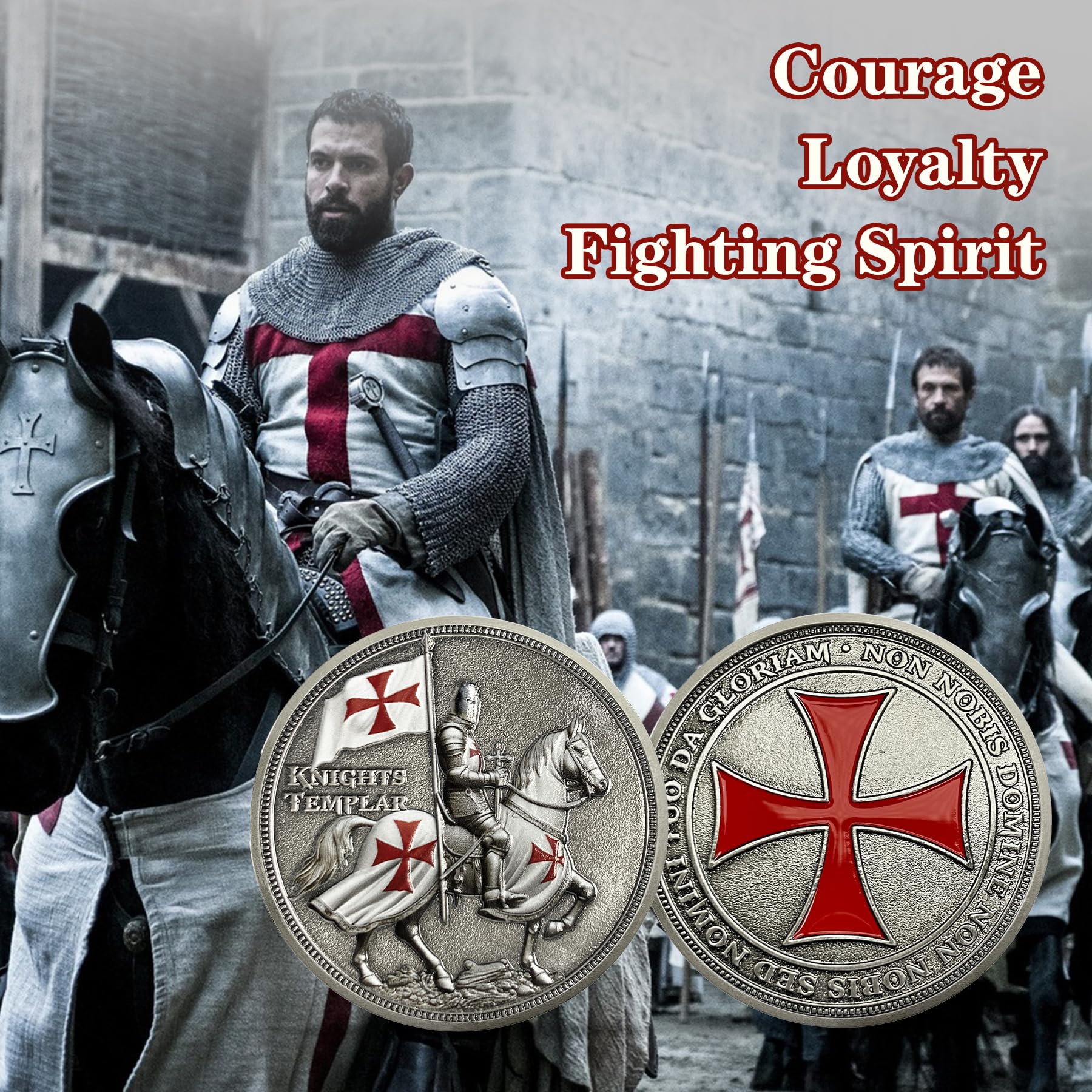 Knights Templar Challenge Coin - Image 4