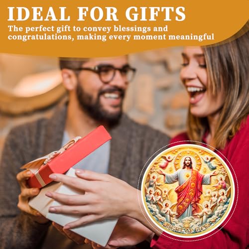 Light of Life Jesus Sacred Heart John 8:12 Bible Challenge Coin - Image 4