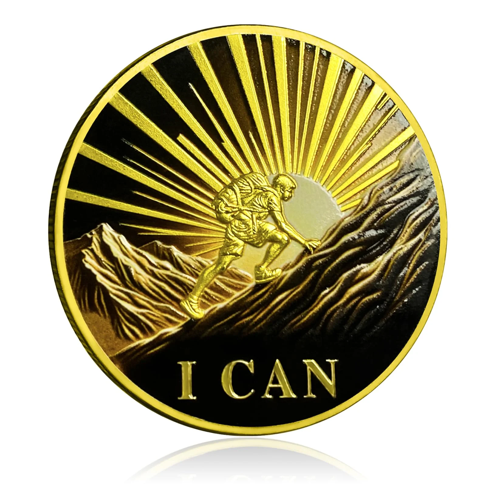 Inspirational Never Give Up Encouragement Challenge Coins - Image 7