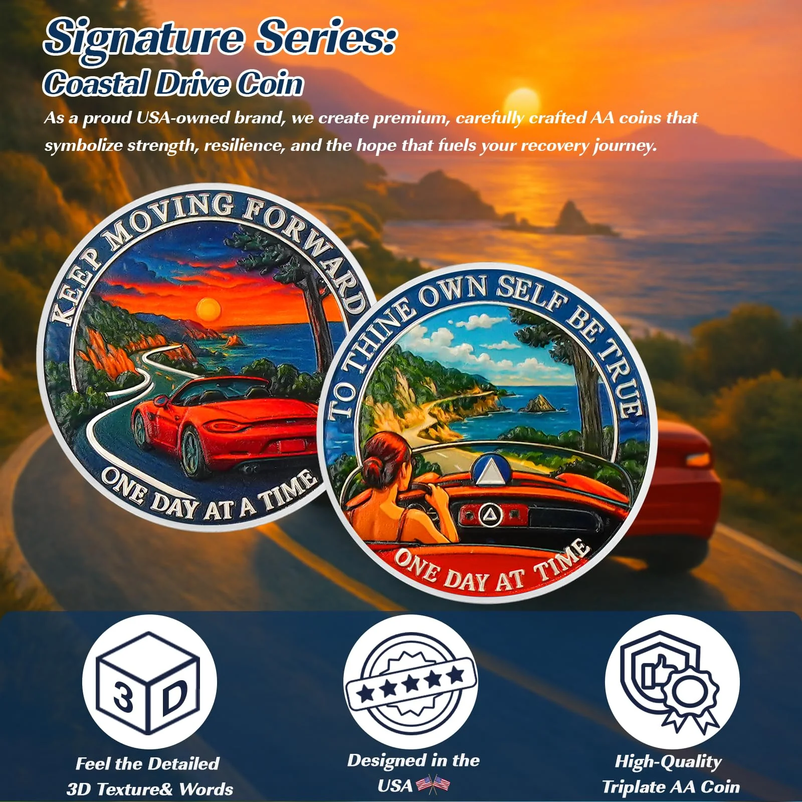 Coastal Drive Sobriety Coin - Image 8