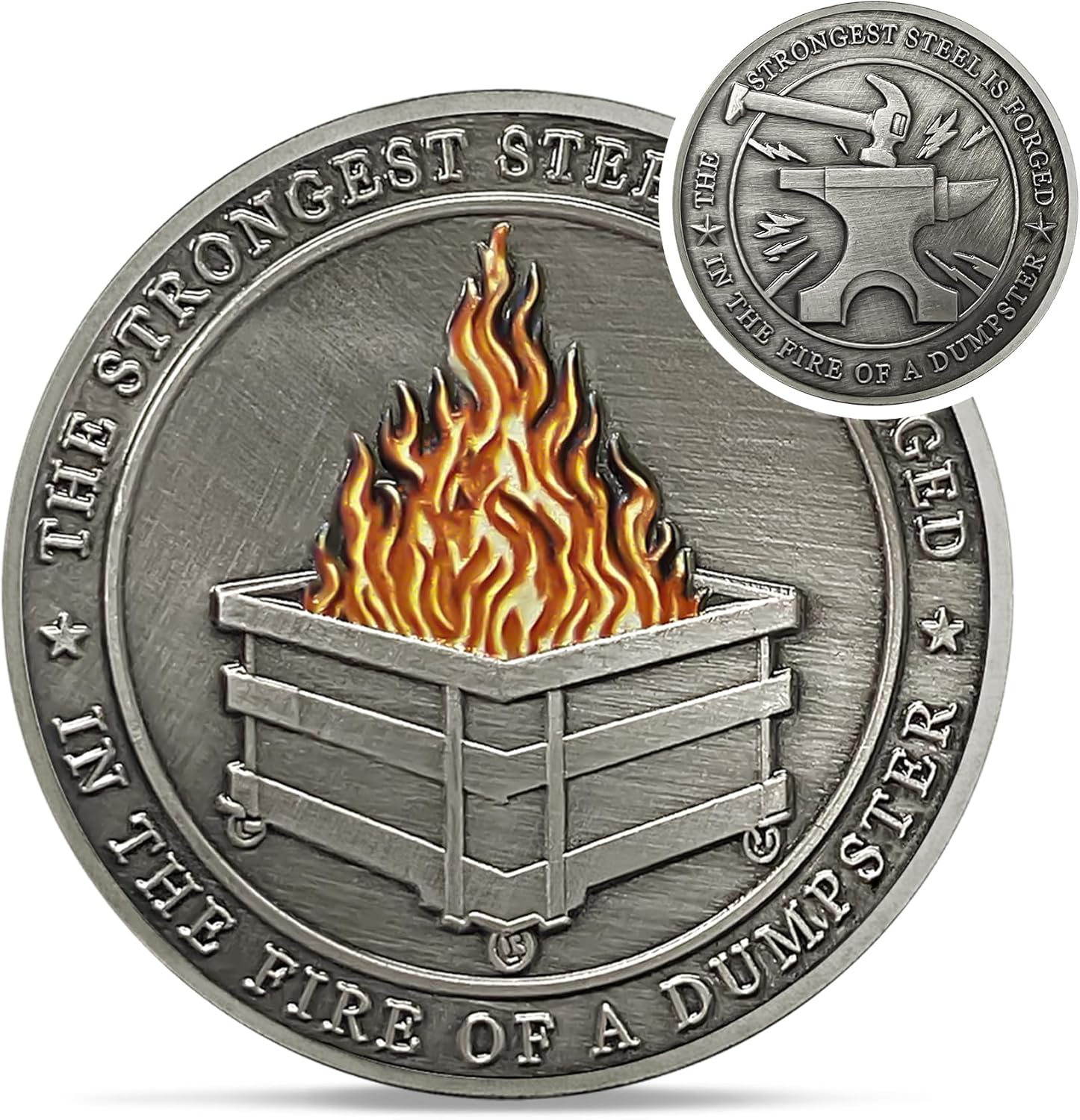 Dumpster Fire Challenge Coin - Image 7