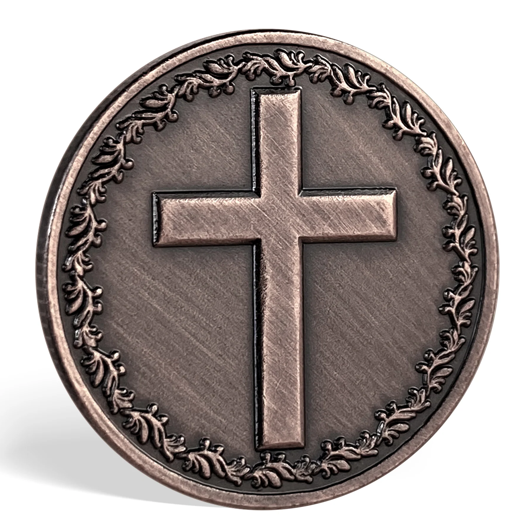 Cross and Faith Metal Game Token Coin - Image 2