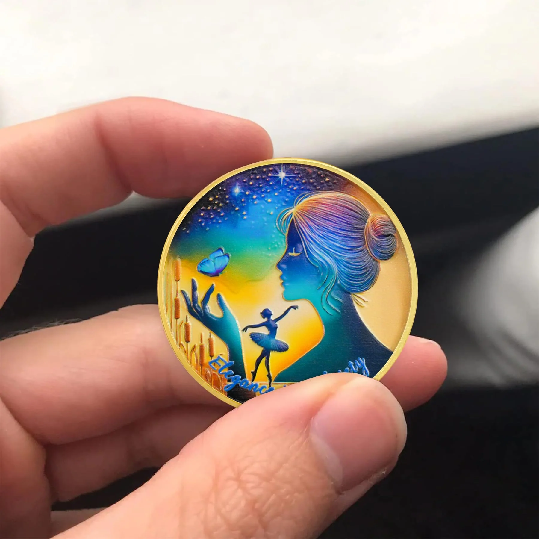 Elegance in Sobriety Coin for Women - Image 7