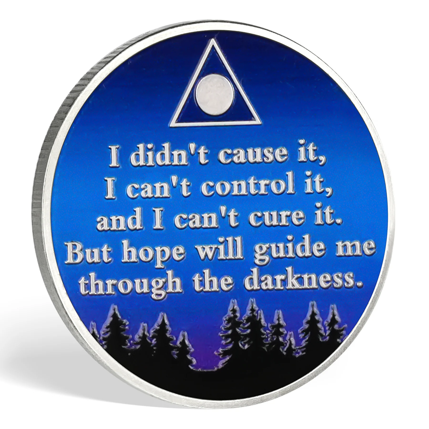 Gazing at Shooting Stars Sobriety Coin - Image 9