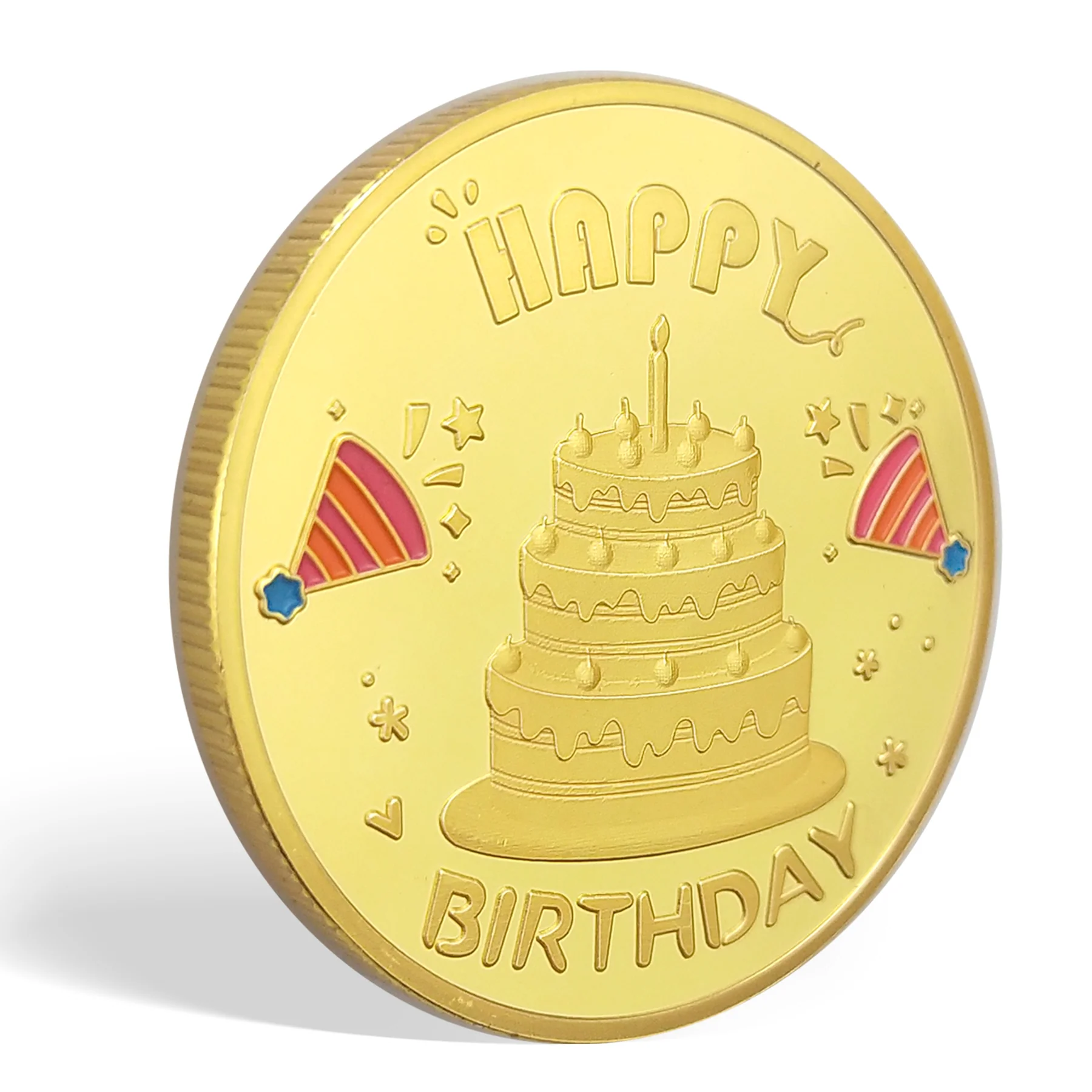 Happy Birthday Coin -Laughing and crying cake - Image 3