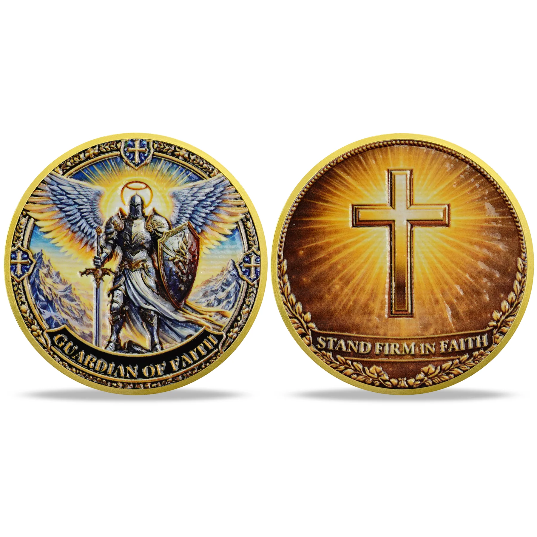 Holy Wing Knight Christian Challenge Coin - Image 11
