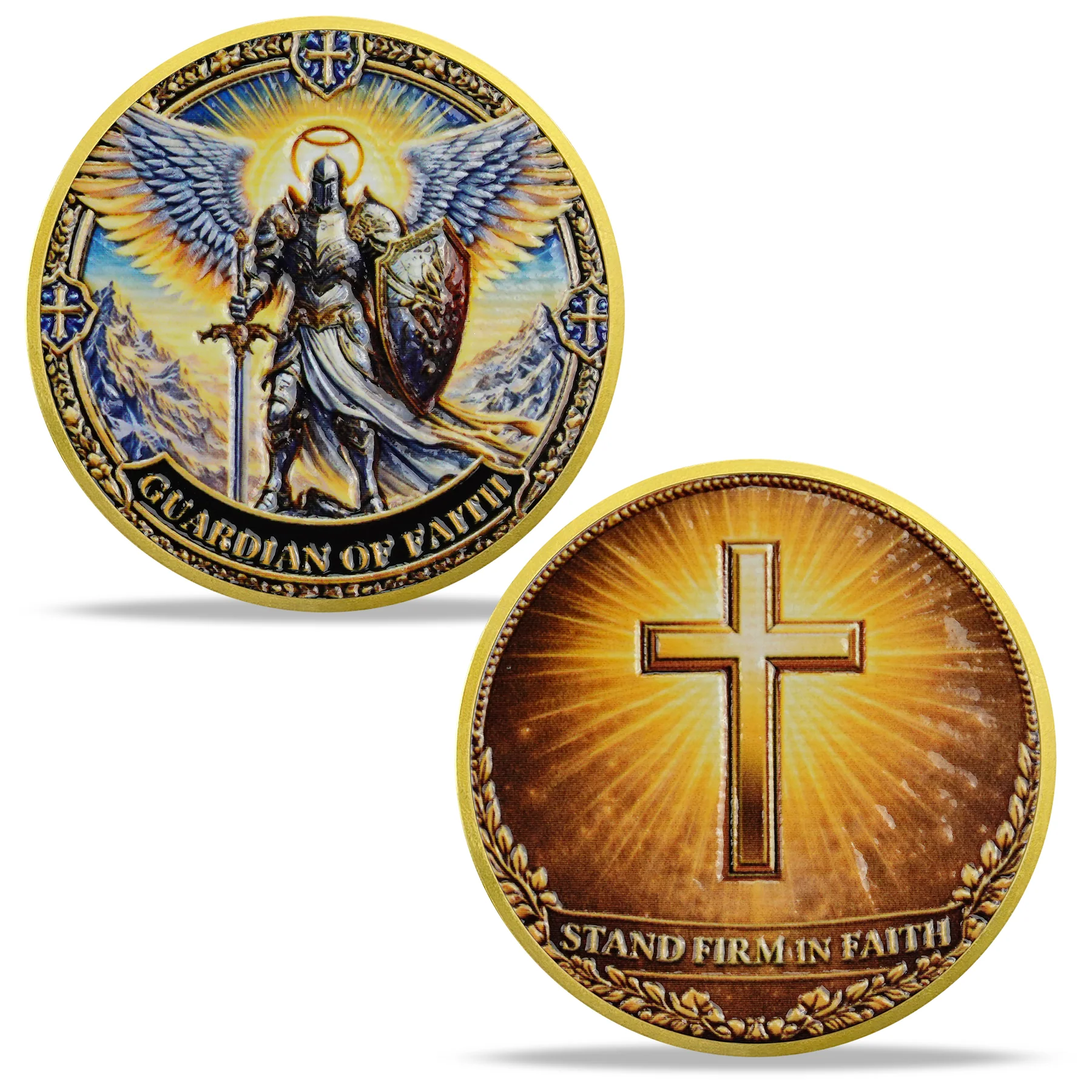 Holy Wing Knight Christian Challenge Coin - Image 15
