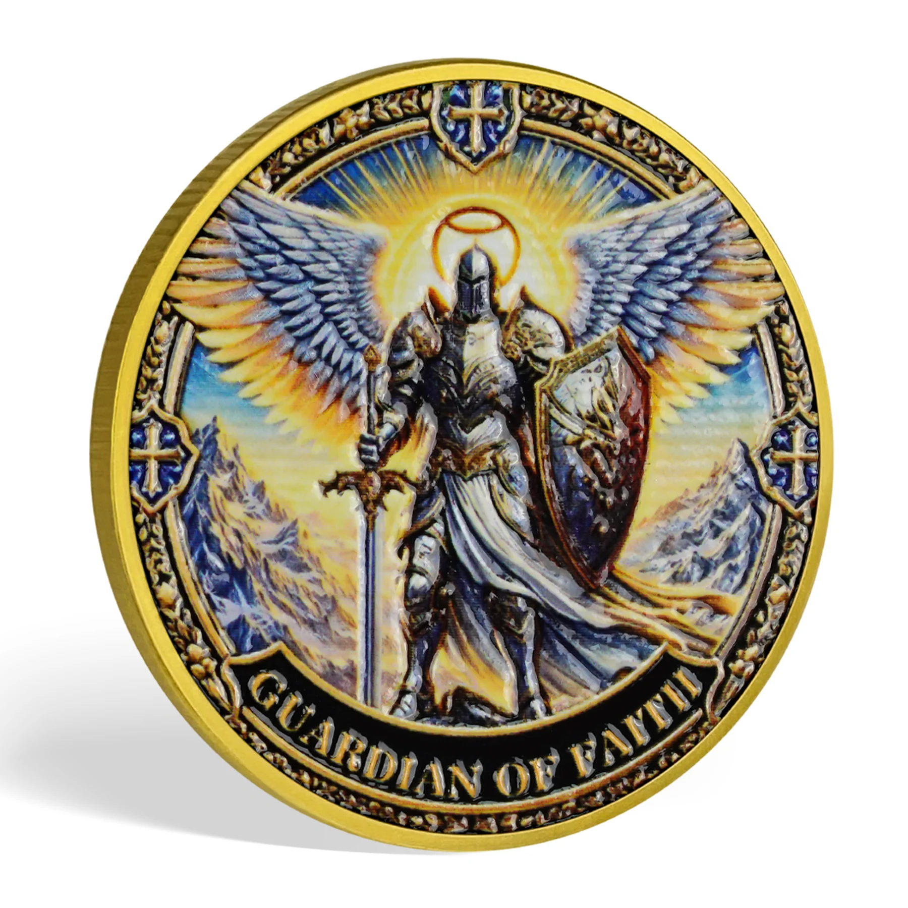 Holy Wing Knight Christian Challenge Coin - Image 6