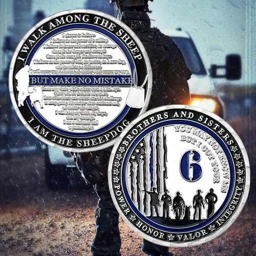 I Got Your Six Police Challenge Coin - Image 9