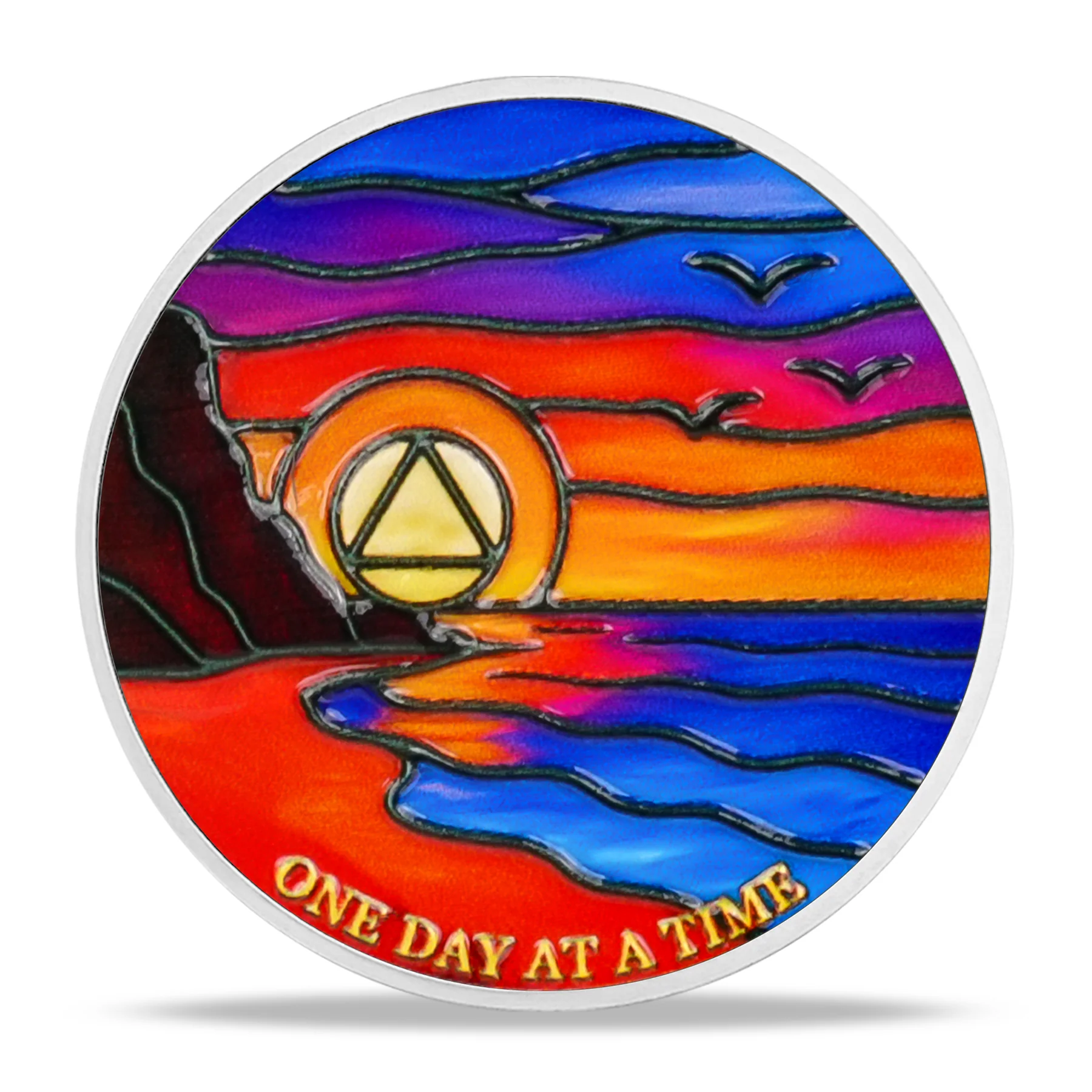 Lighthouse Strength for Your Recovery Journey Sobriety Coin - Image 4