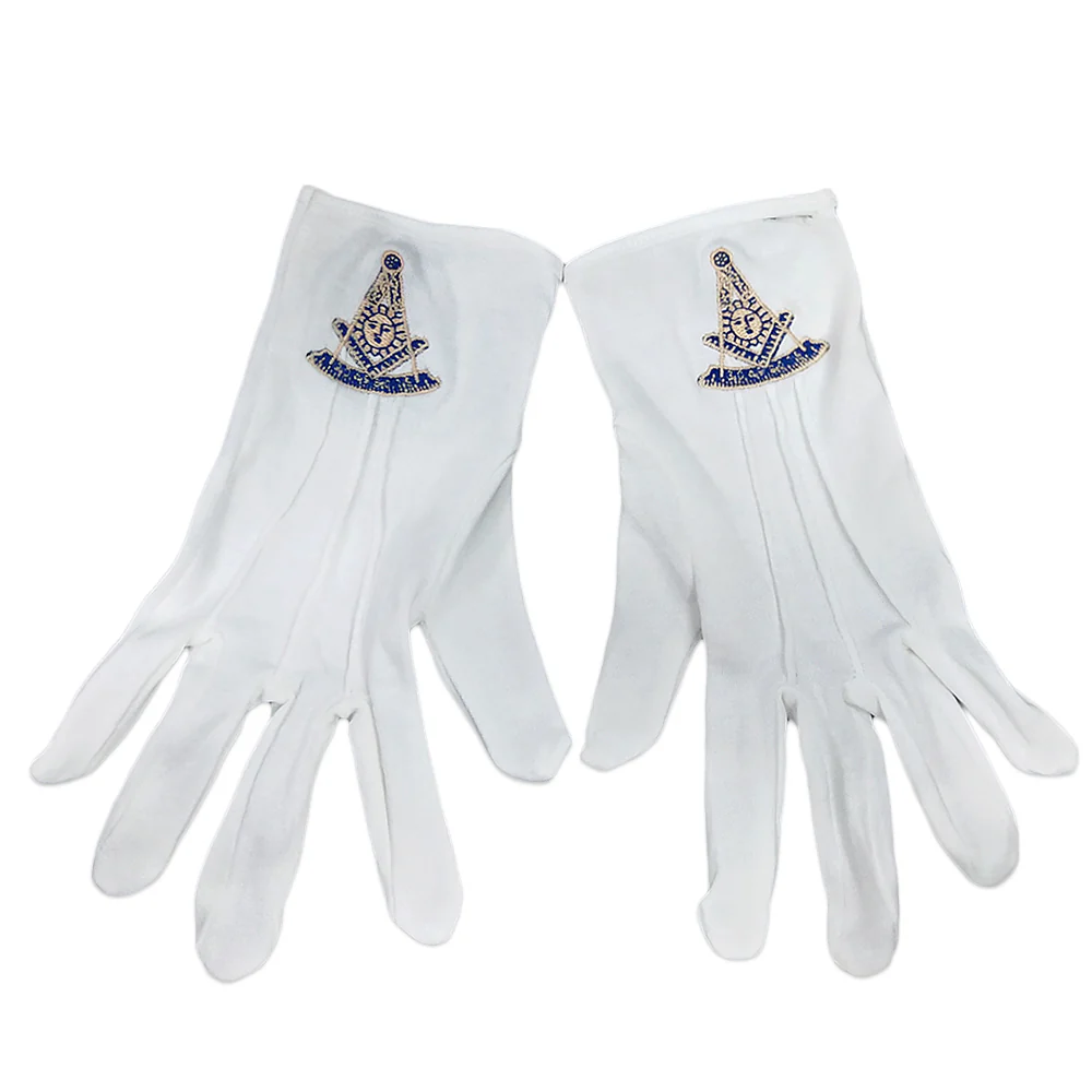 Masonic Past Master White Gloves - Image 2