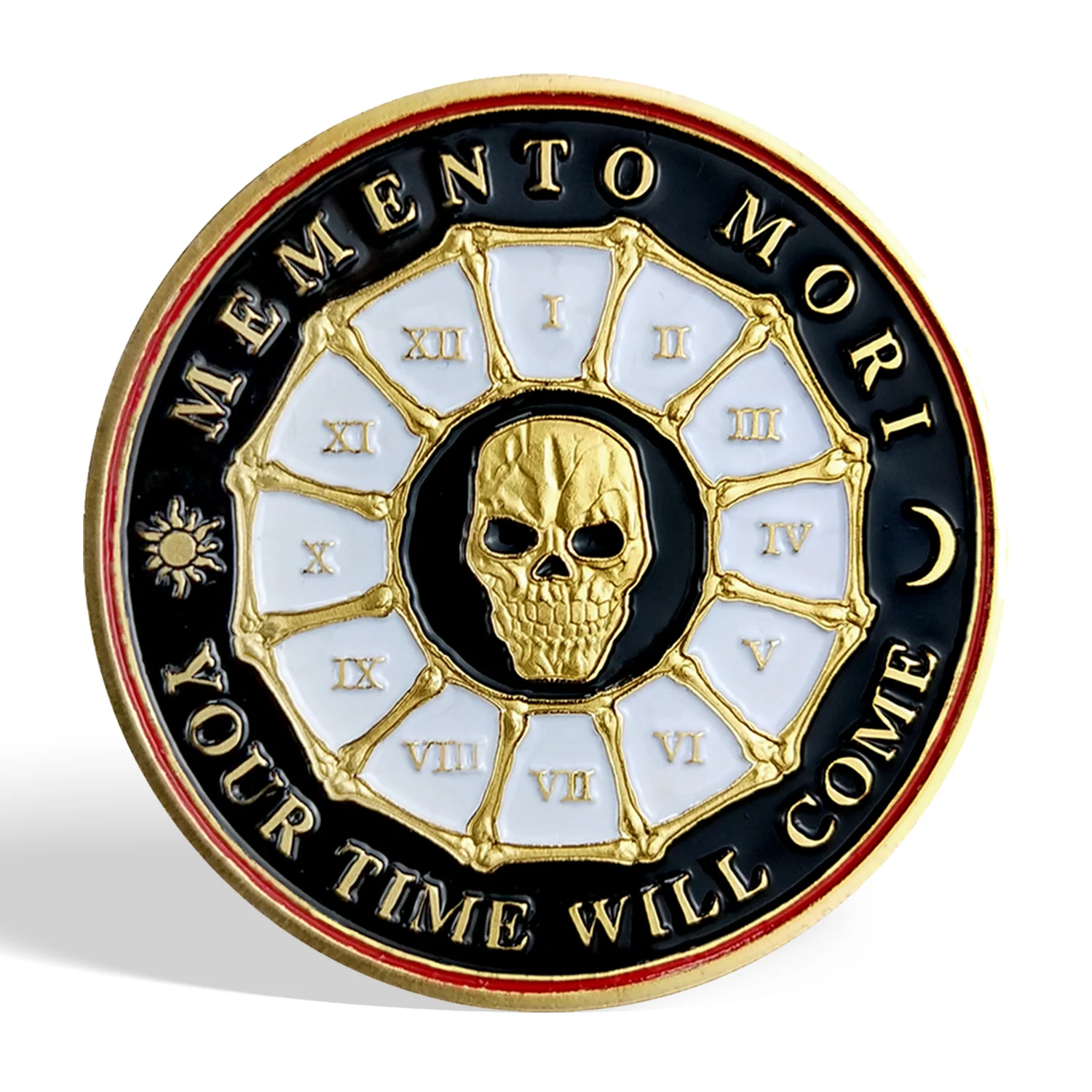 Memento Mori Coin-Momento Mori Coins for Daily Stoic Practice, Remember to Live EDC Coin - Image 4