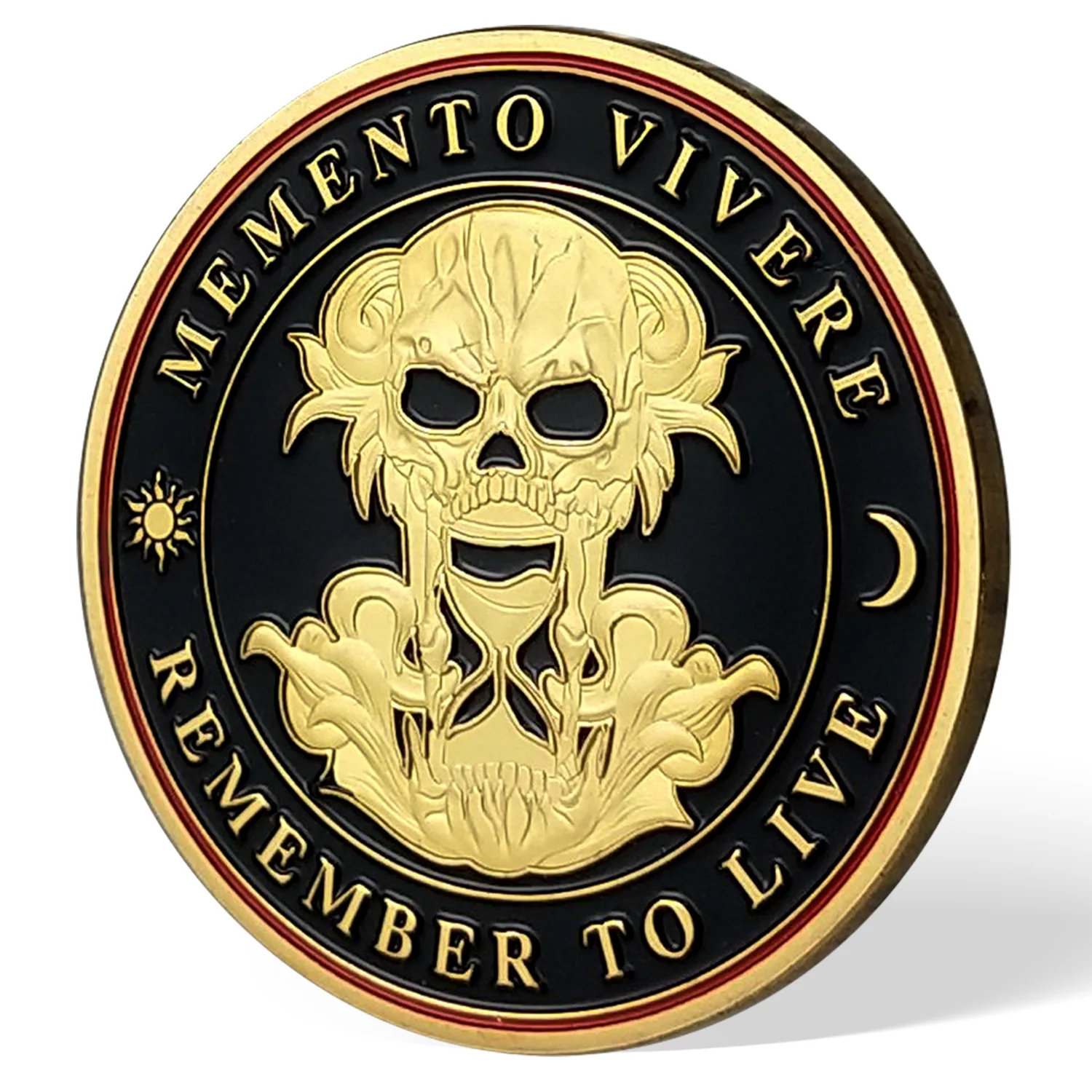 Memento Mori Coin-Momento Mori Coins for Daily Stoic Practice, Remember to Live EDC Coin - Image 5