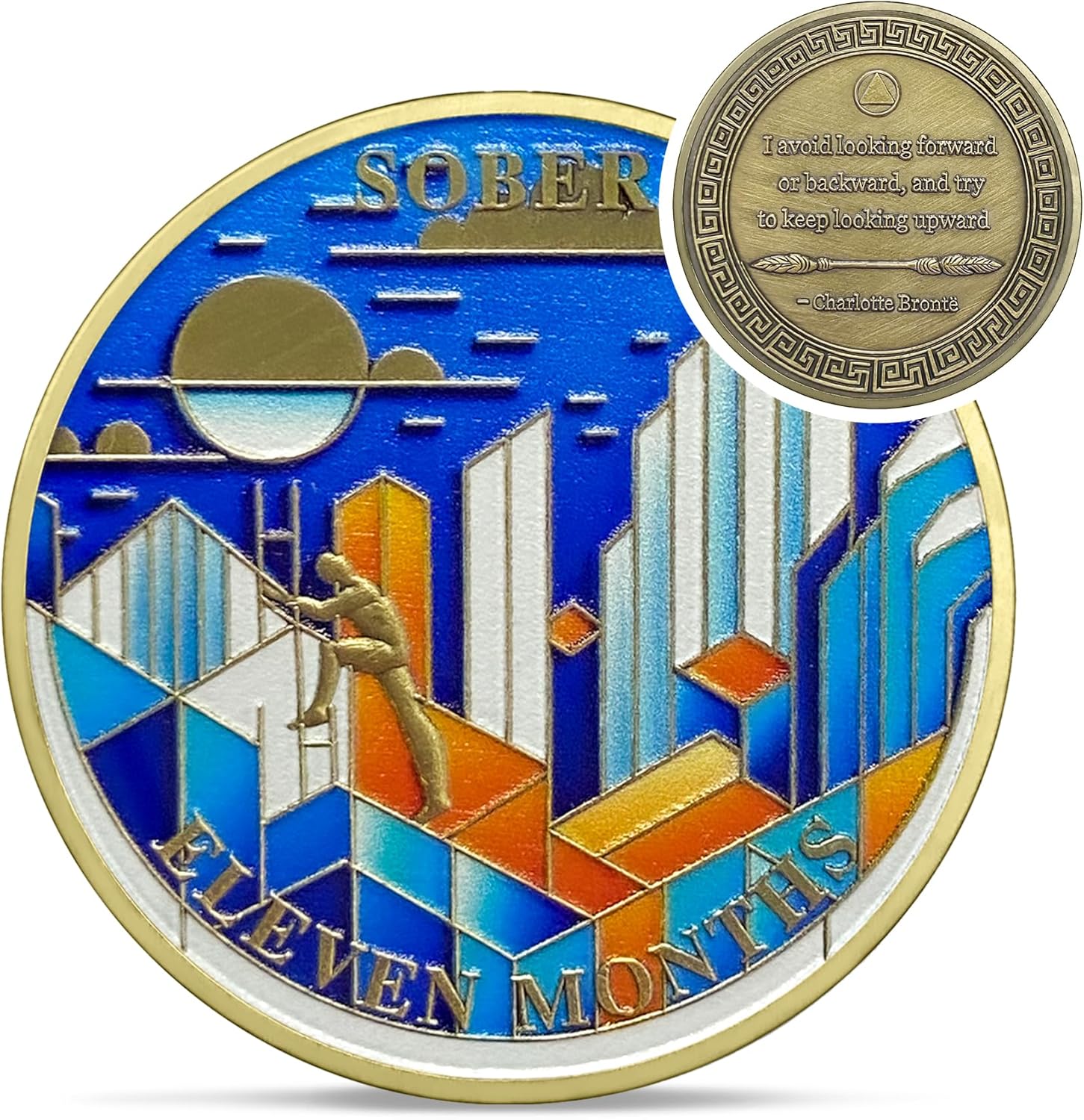 1-12 Months Recovery Addiction Celebrate Living Clean Sobriety Coin - Image 17