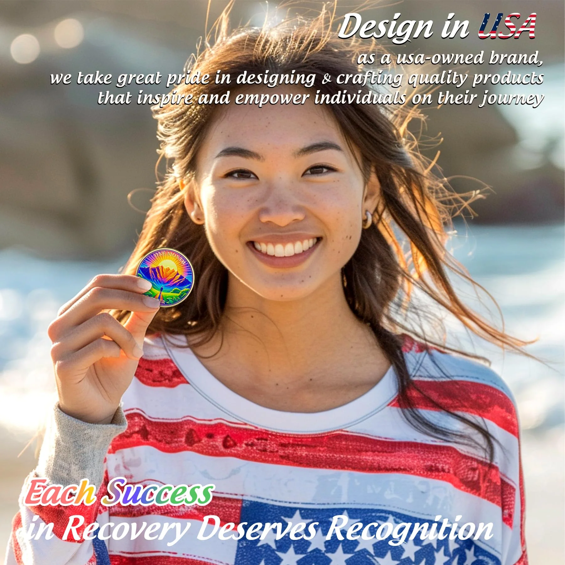 1-12 Months Recovery Addiction Celebrate Living Clean Sobriety Coin - Image 5