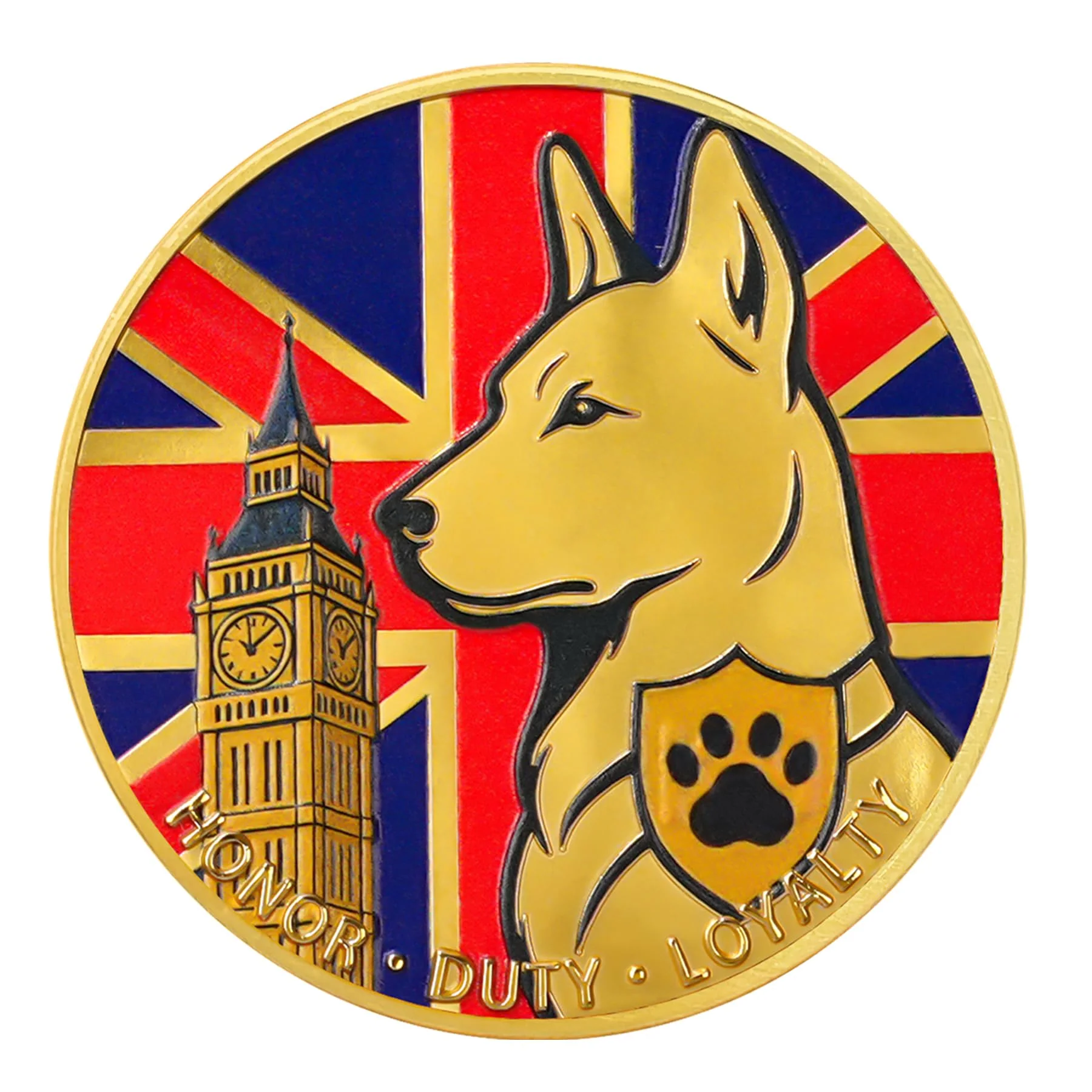 Police Dog Challenges Coin Police Challenge Coins - Image 3