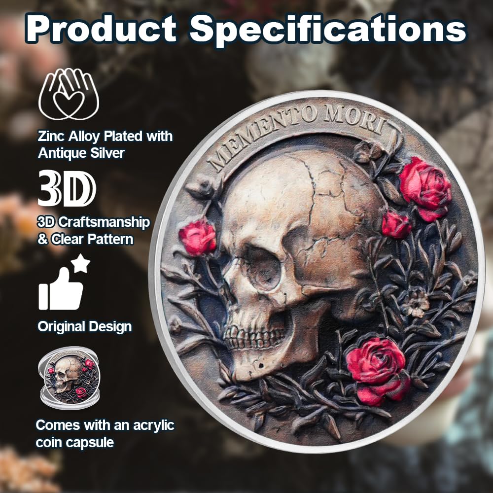 Remembrance of Life Memento Mori Coin - Image 9