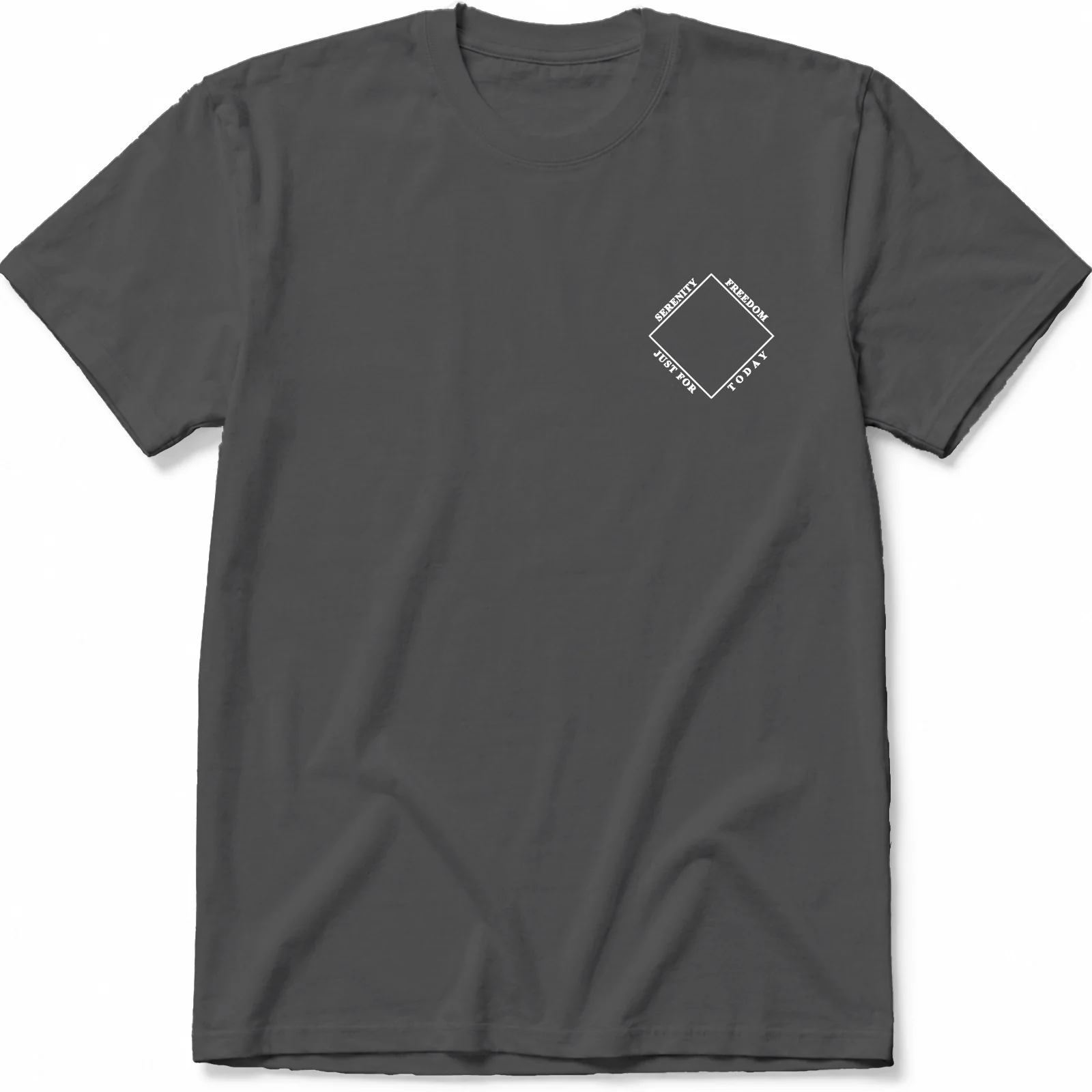 SOBER By The Grace of God– Grunge Cross T-Shirt | Faith-Based Recovery Apparel for AA/NA - Image 15