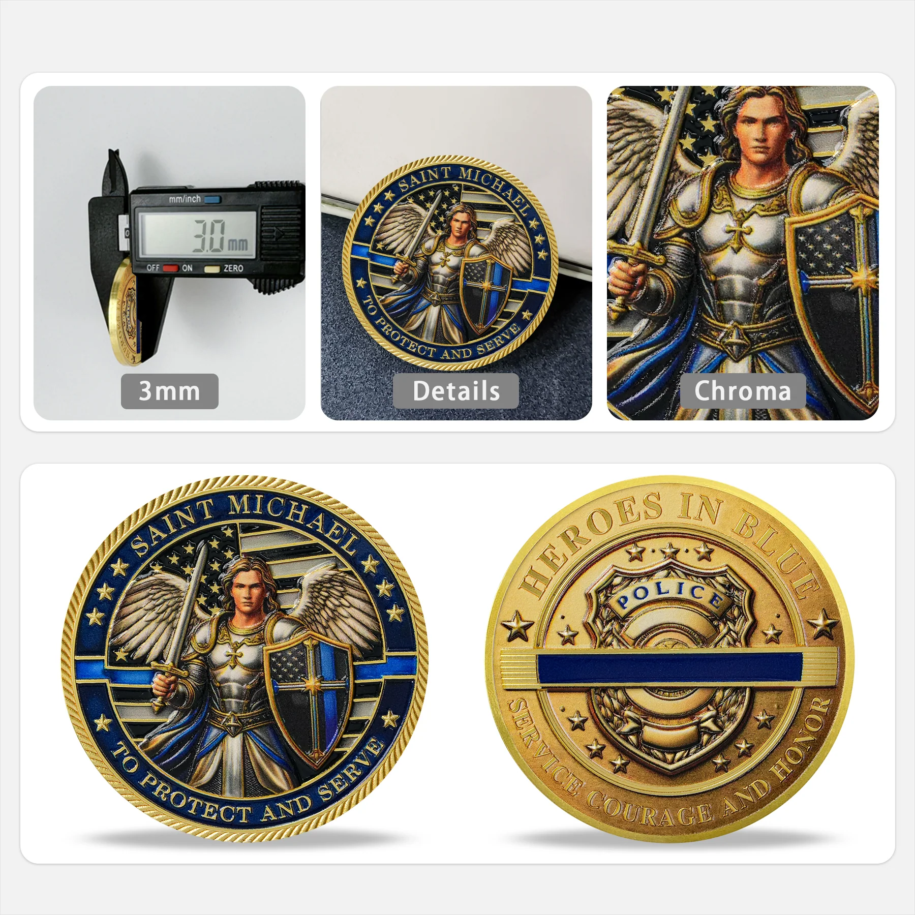 St. Michael the Archangel – Police Service Coin - Image 6