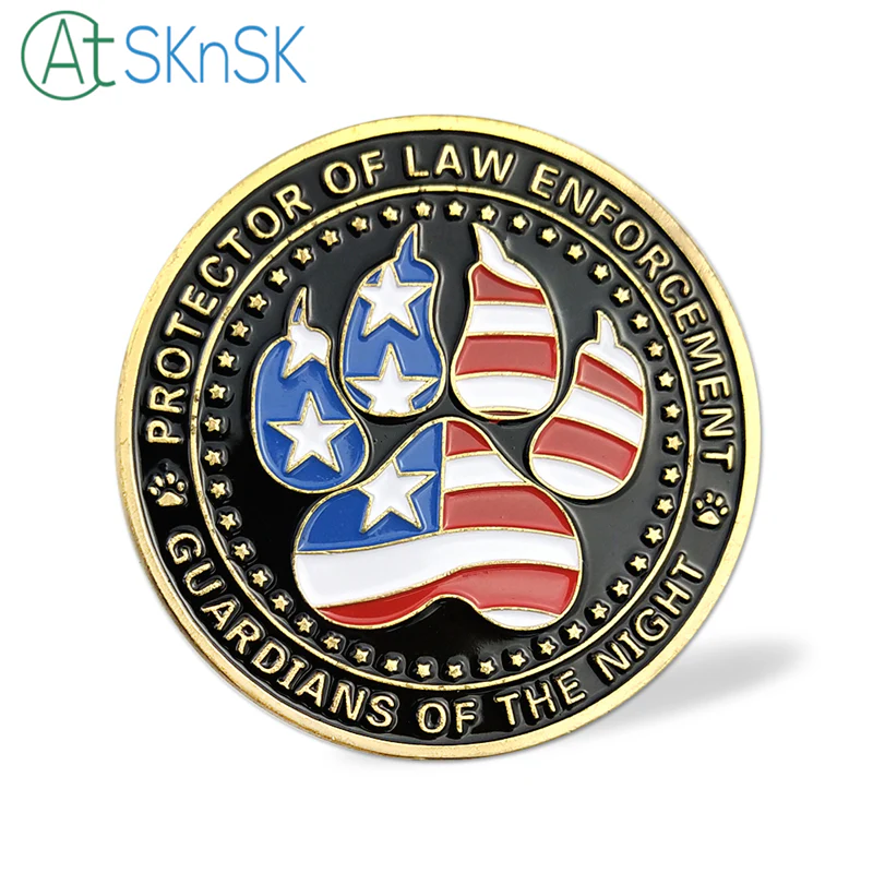 United States Police Dogs K9 Challenge Coin - Image 3