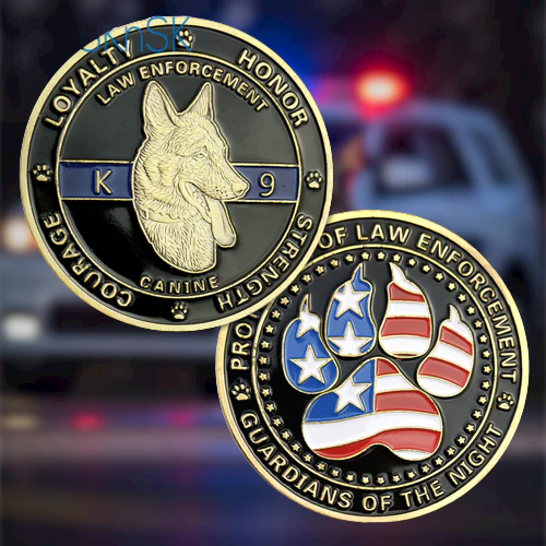United States Police Dogs K9 Challenge Coin - Image 7