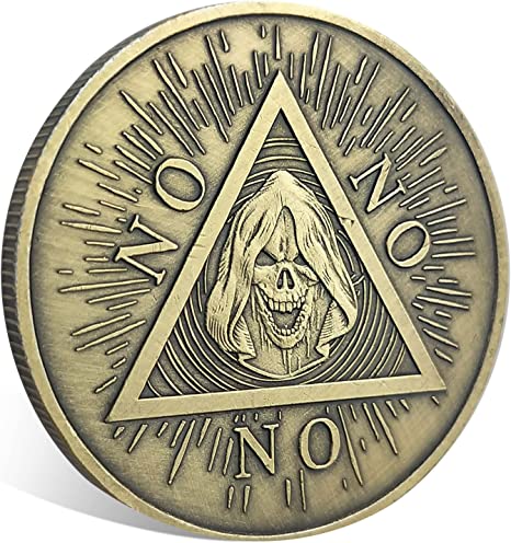 All Seeing Eyes or Death Skull Decision Coins - Image 4