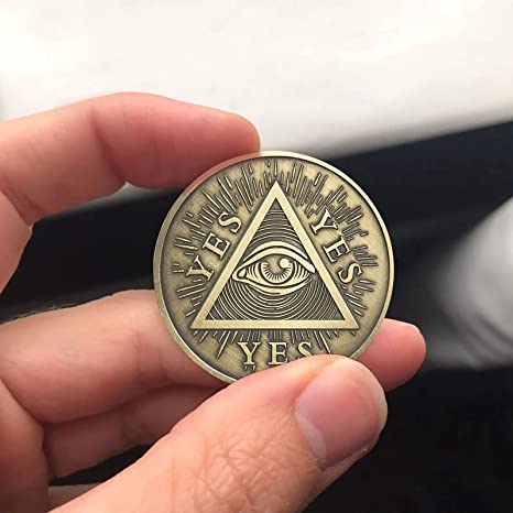 All Seeing Eyes or Death Skull Decision Coins - Image 5